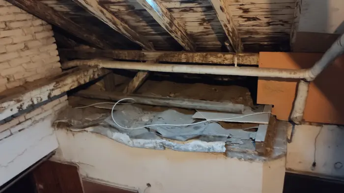 Разчистване на старо мазе в София